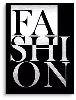 Металлическая картина ArtMind Fashion, многоцветный