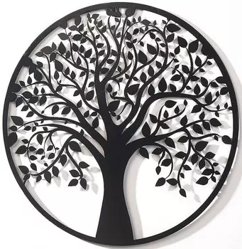 Металлическая картина Kobolo LIVIING, черный