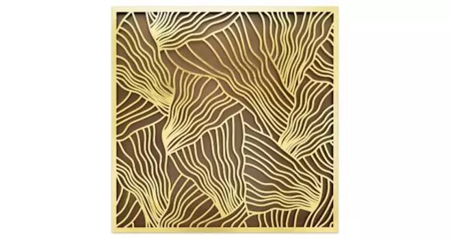 Металлическая картина KUNSTLOFT Industrial Style, золотой