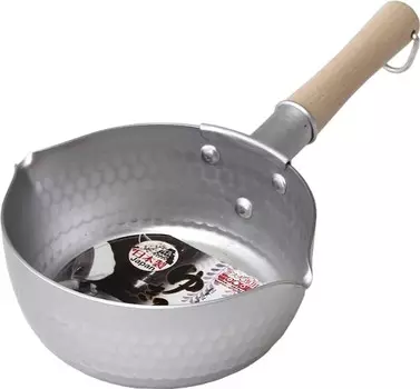 Металлическая кастрюля Taniguchi японских мастеров Ginwave Yukihira 5,5 дюймов (14 см), сделано в Японии Taniguchi metal, Sliver