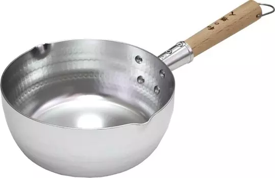 Металлическая кастрюля Taniguchi японских мастеров Silver Light IH, совместимый с Yukihira, 7,9 дюймов (20 см) Taniguchi metal, Silver