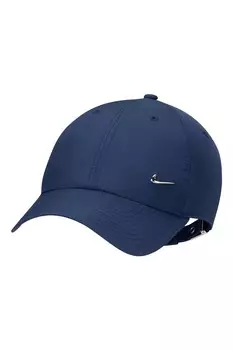 Металлическая кепка Dri-FIT Club свободного кроя с логотипом Swoosh Nike, синий