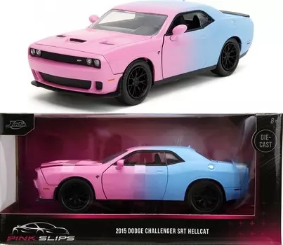 Металлическая модель Dodge Challenger SRT Hellcat 2015 серии Pink Slips JADA 1:24