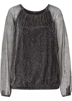 Металлическая рубашка Bodyflirt, черный