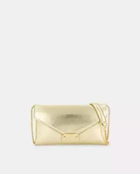 Металлическая сумка через плечо с клапаном Tintoretto, цвет 390 Oro