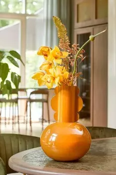 Металлическая ваза Mica Decorations, коричневый