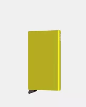 Металлическая визитница Secrid желтого цвета с защитой от кражи Secrid, желтый