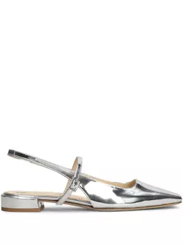 Металлические балетки Fabio Rusconi, серебряный