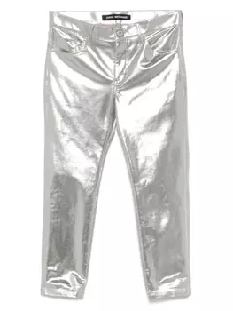 Металлические брюки Junya Watanabe, серебряный