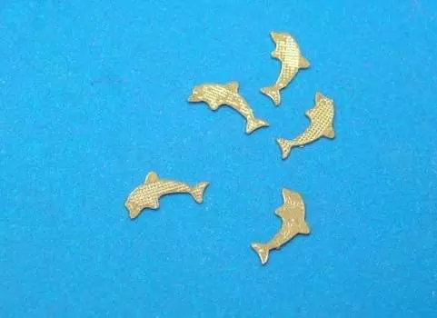 Металлические Дельфины Дм 38, SUNFLOWER