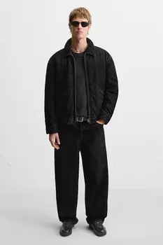 Металлические кроссовки ZARA, черный