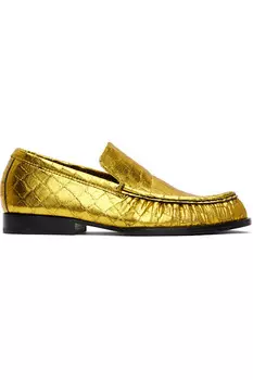 Металлические лоферы Dries Van Noten, золотой