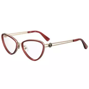 Металлические оправа бордового цвета Moschino