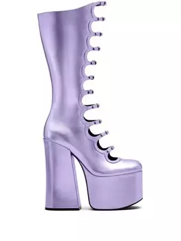Металлические сапоги Kiki Marc Jacobs, фиолетовый
