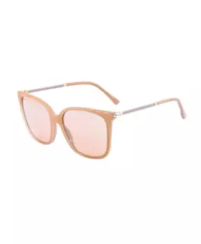 Металлические солнцезащитные очки для женщин Jimmy Choo, розовый