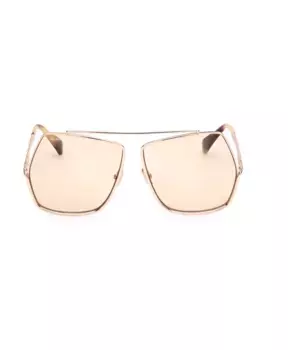 Металлические солнцезащитные очки Elsa Max Mara, желтый