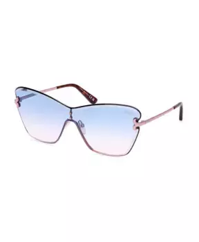 Металлические солнцезащитные очки Emilio Pucci, розовый