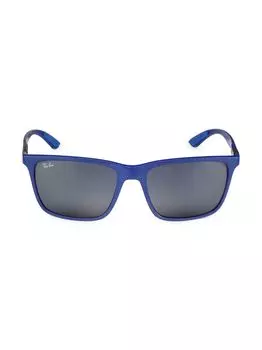 Металлические солнцезащитные очки RB4385 58 мм Ray-Ban, синий