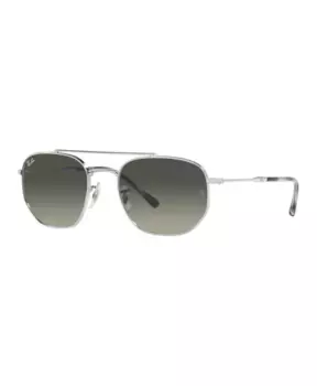 Металлические солнцезащитные очки с линзами Ray-Ban, серый
