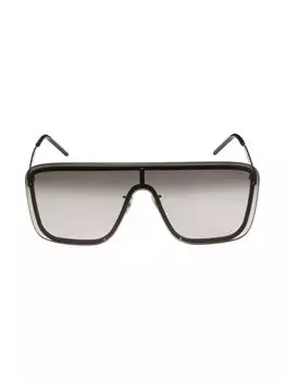 Металлические солнцезащитные очки The Mask 99MM Saint Laurent