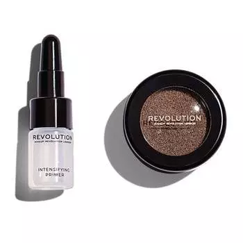 Металлические тени для век + база Overcome Makeup Revolution, Flawless Foils