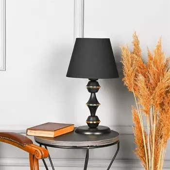 Металлический абажур Safir Light Berlin - черный - 43x25x25 см