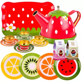 Металлический чайный сервиз Детский чайный сервиз X07 elektrostator