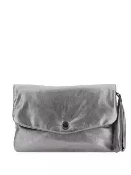 Металлический клатч GIANNI CHIARINI, серебяный