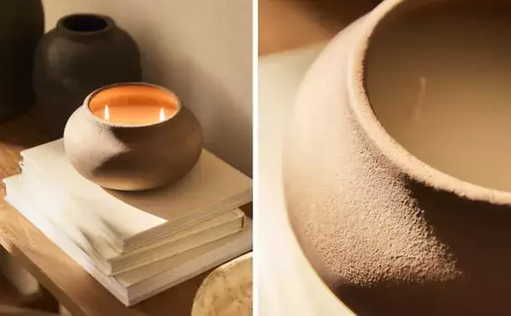 Металлический подсвечник Zara Home, коричневый