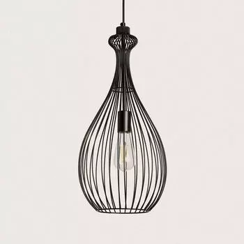 Металлический подвесной светильник Penny черный LEDKIA