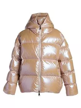 Металлический пуховик Frasne с капюшоном Moncler