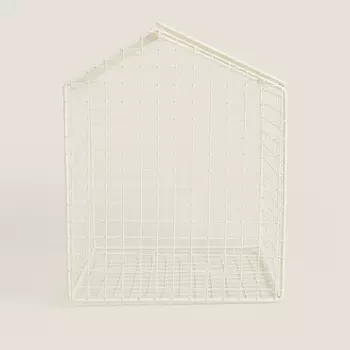 Металлический ящик с крышкой Zara Home, белый