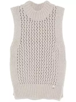 Металлический жилет Herno, нейтральный цвет