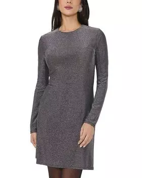 Металлическое платье 1.STATE, серый