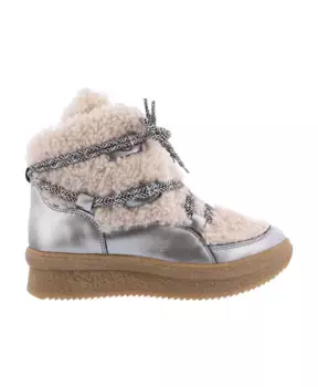 Металлизированные зимние ботинки Toral, серый