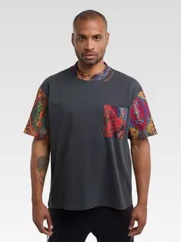 Метрическая футболка Carlo Colucci, серый