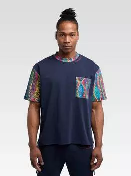 Метрическая футболка Carlo Colucci, синий