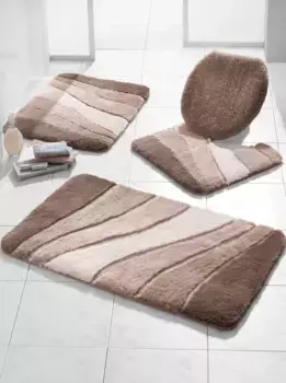 МЕУСЧ коврик для ванной MEUSCH прямоугольный (70х120 см), серо-коричневый