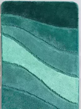 МЕУСЧ коврик для ванной MEUSCH Прямоугольный коврик для туалета с вырезом (55х50 см), цвет salbei