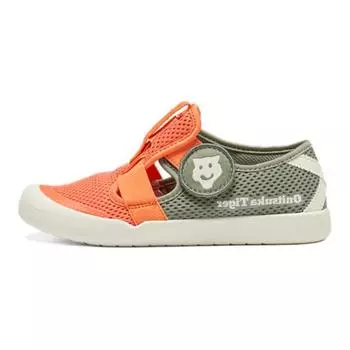 MEXICO 66 Детские сандалии Детские розовые/темно-зеленые Onitsuka Tiger, розовый