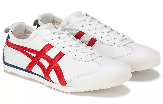MEXICO 66 Кроссовки для мужчин с низким верхом, белые/красные/синие Onitsuka Tiger