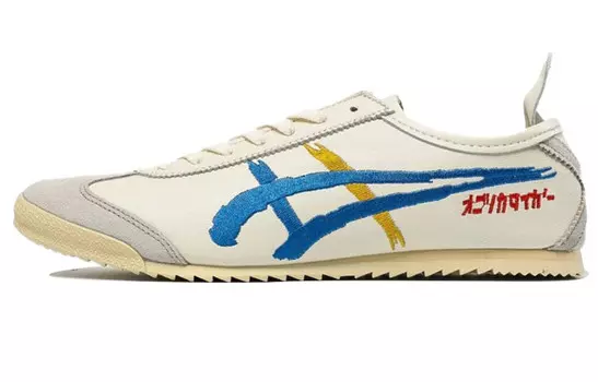 MEXICO 66 Кроссовки для мужчин с низким верхом, желтые/синие/белые Onitsuka Tiger