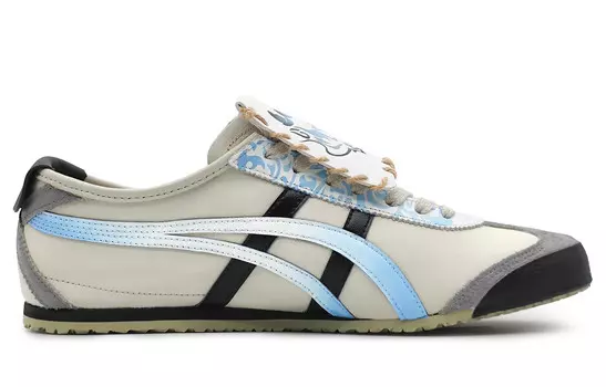 MEXICO 66 Кроссовки для повседневной носки унисекс с низким верхом Onitsuka Tiger, цвет Yellow Gray