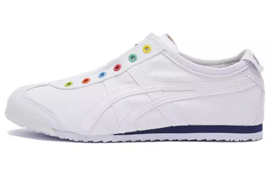 MEXICO 66 Кроссовки Lifestyle унисекс с низким верхом белого/королевского синего цвета Onitsuka Tiger