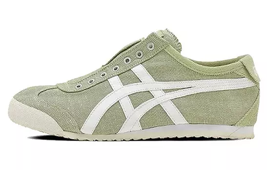 MEXICO 66 Кроссовки Lifestyle унисекс с низким верхом Зеленые/белые Onitsuka Tiger