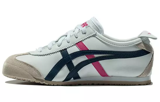 MEXICO 66 Кроссовки унисекс с низким верхом белого/красного/синего/метрового цвета Onitsuka Tiger