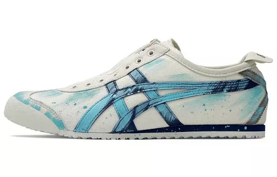 MEXICO 66 Кроссовки унисекс с низким верхом бежево-синий Onitsuka Tiger