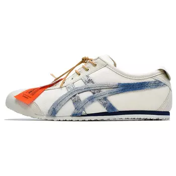 MEXICO 66 Кроссовки унисекс с низким верхом бежево-синий Onitsuka Tiger