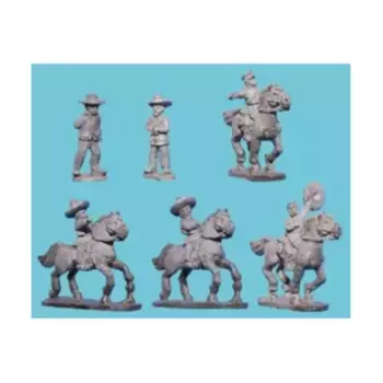 Мексиканские личности, American Experience - Uprising in Mexico (15mm) (Blue Moon)