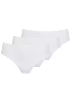 Mey Hipster "SUPERFINE ORGANIC" (упаковка, 3 шт), американские брюки с заниженной талией, белый